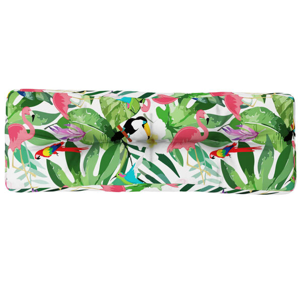 vidaXL Cuscino per Pallet Multicolore 120x40x12 cm Tessuto