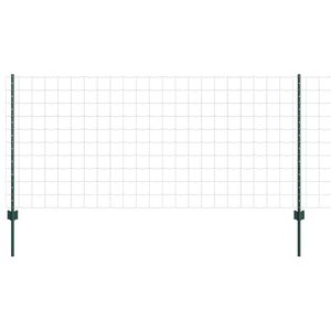 vidaXL Recinzione Euro con palo 25 x 1 m Acciaio rivestito in PVC Rete
