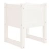 vidaXL Fioriere 2 pz Bianche 40x40x52,5 cm in Legno Massello di Pino