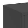 vidaXL Supporto per piante 2 pcs Nero 24 x 24 x 55 cm Acciaio