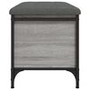 vidaXL Panca Portaoggetti Grigio Sonoma 62x42x45 cm Legno Multistrato