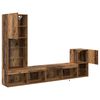 vidaXL Unit&agrave; per TV a Muro Legno vecchio Legno multistrato