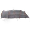 vidaXL Tenda a tunnel con tetto Grigio e arancione 710 x 460 x 245 cm