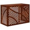 vidaXL Copertura per condizionatore d'aria Ruggine 100 x 50 x 70 cm