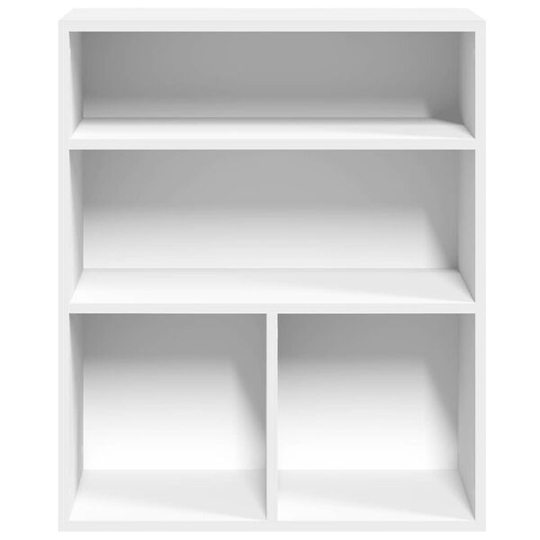 vidaXL Libreria Bianca 60x30x71,5 cm in Legno Multistrato