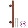 vidaXL Maniglie per Mobili 20 pz Bronzo 96 mm in Acciaio Inox