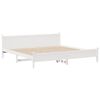 vidaXL Letto senza Materasso Bianco 180x200 cm Legno Massello di Pino