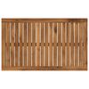 vidaXL Piano del tavolo LAREN 80,5 x 49 x 2 cm Rettangolare