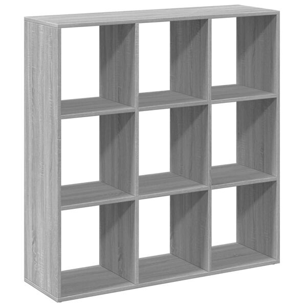 vidaXL Libreria Divisorio Grigio Sonoma 102x29x103,5 cm in Truciolato