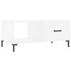 vidaXL Tavolino da Salotto Bianco 90x50x40 cm in Legno Multistrato