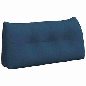 vidaXL Cuscino per Schiena Blu 100 x 24 x 50 cm Tessuto