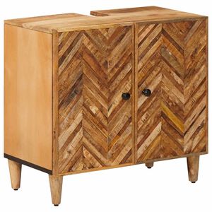 vidaXL Armadio sottolavello con archiviazione Marrone 62 x 33 x 58 cm