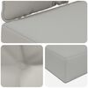 vidaXL Cuscino per divano da esterno 2 pcs Grigio Poliestere