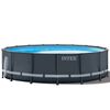 Intex Set Piscina Rotonda con Telaio Ultra XTR 488x122 cm