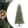 vidaXL Albero di Natale artificiale con 150 LED Verde 150 cm