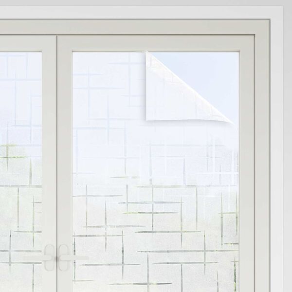 vidaXL Pellicola per Finestra Smerigliata Motivo Stella 60x500 cm PVC