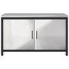 vidaXL Stoccaggio in cucina con porta Argento 60 x 50 x 92 cm Acciaio