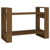 vidaXL Libreria/Divisorio Ambrato 80x35x56,5 cm Legno Massello di Pino
