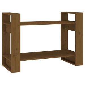 vidaXL Libreria/Divisorio Ambrato 80x35x56,5 cm Legno Massello di Pino