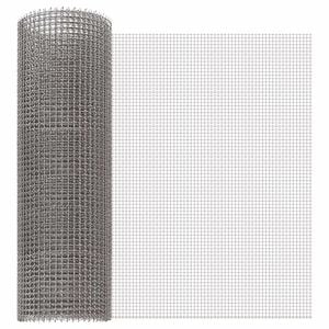 vidaXL Rete per schermatura 40 x 200 cm 3 Mesh Argento
