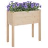 vidaXL Fioriera da Giardino 70x31x70 cm Legno Massello di Pino