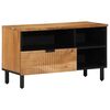 vidaXL Mobile TV Marrone 80 x 33 x 46 cm Legno di mango massello