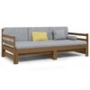 vidaXL Dormeuse Estraibile Ambra 2x(80x200) cm Legno Massello di Pino