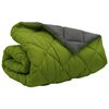 vidaXL Duvet Invernale Verde e Antracite 240 x 200 cm Microfibra