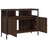 vidaXL Mobile Lavabo Bagno Rovere Marrone 80x30x60cm Legno Multistrato