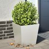 vidaXL Fioriere da Giardino 2 pz 40x40x40 cm in Acciaio Inox