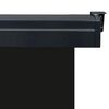 vidaXL Tendalino Laterale per Balcone 175x250 cm Nero