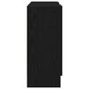 vidaXL Credenza Rovere Nero 120 x 30,5 x 70 cm Legno multistrato