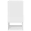 vidaXL Tavolino Bianco 30 x 30 x 56 cm Legno multistrato