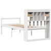 vidaXL Letto Libreria senza Materasso Bianca 90x200 cm Legno di Pino