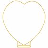 vidaXL Arco Nuziale Oro 195 x 35 x 211 cm Acciaio