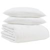 vidaXL Duvet Invernale con cuscino 3 pcs Bianco Piuma d'anatra