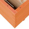 vidaXL Fioriera Giardino Marrone Cera 90x60x49,5cm Legno Massello Pino