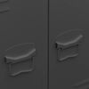 vidaXL Armadio Industriale Antracite 67x35x107 cm in Acciaio