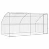 vidaXL Cuccia per cani 2 pz Argento 4 x 2 x 2 m Acciaio zincato