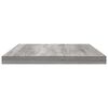 vidaXL Mensole Parete 4pz Grigio Sonoma 40x20x1,5cm Legno Multistrato