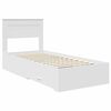 vidaXL Struttura del letto Bianco 90 x 190 cm Legno multistrato