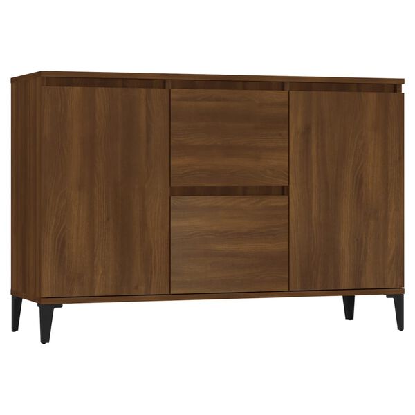 vidaXL Credenza Rovere Marrone 102x35x70 cm in Legno Ingegnerizzato