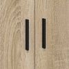 vidaXL Armadio 2 pcs Rovere Sonoma 118 x 41 x 40 cm Legno multistrato