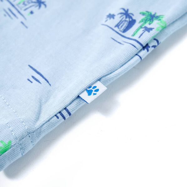 Maglietta da Bambino Azzurra 116