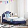 vidaXL Struttura letto bambini con testata Blu Polizia 80 x 160 cm