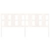 vidaXL Testiera per Letto Bianca 205,5x4x100 cm Legno Massello di Pino