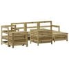 vidaXL Set Divani da Giardino 7 pz in Legno Impregnato di Pino