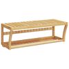 vidaXL Scaffale per Asciugamani a Parete 60x25x20 cm in Bamb&ugrave;
