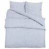vidaXL Set Copripiumino Grigio 240x220 cm in Cotone