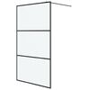vidaXL Parete Doccia Walk in 115x195 cm Vetro Smerigliato ESG